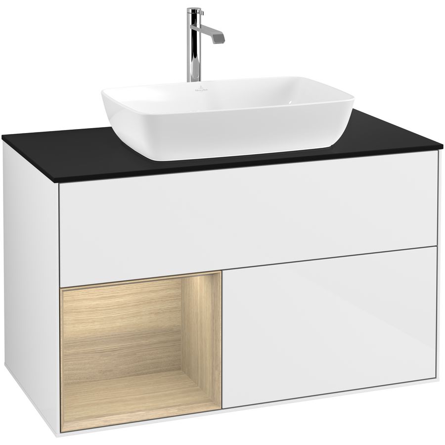 Wastafelonderkast Finion 1000x603x501mm G.White.L F772PCGF