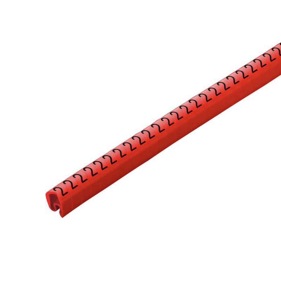 Kabelcoderingsyst. rood O.D.4-10mm PVC soft VVE=250