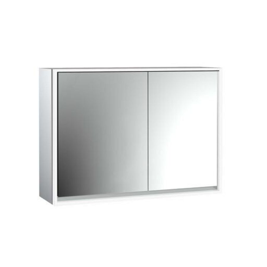 Spiegelkast Loft opbouw 1000mm 2 deur Brede deur Li