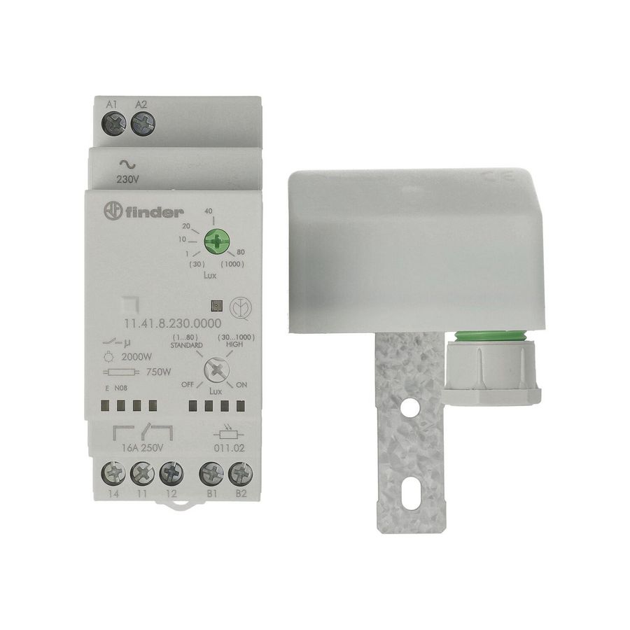 Schemeringsschakelaar/sensor 1M 16A 230V AC 11.41.8.230.0000