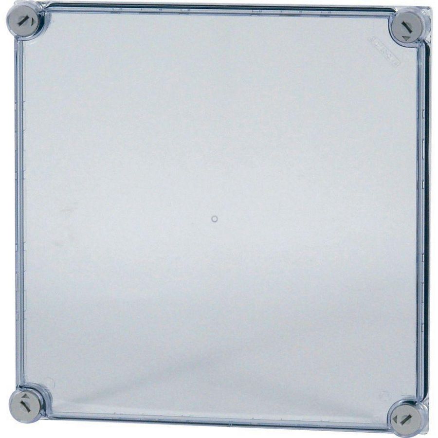 Deksel CI HxBxD=375x375x25mm transparant