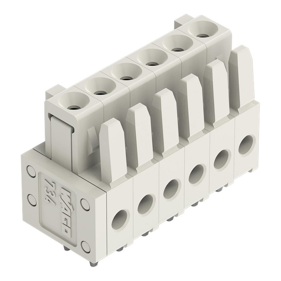 THT FE steker RE raster 3,5mm li.grijs 734-464 VVE=100