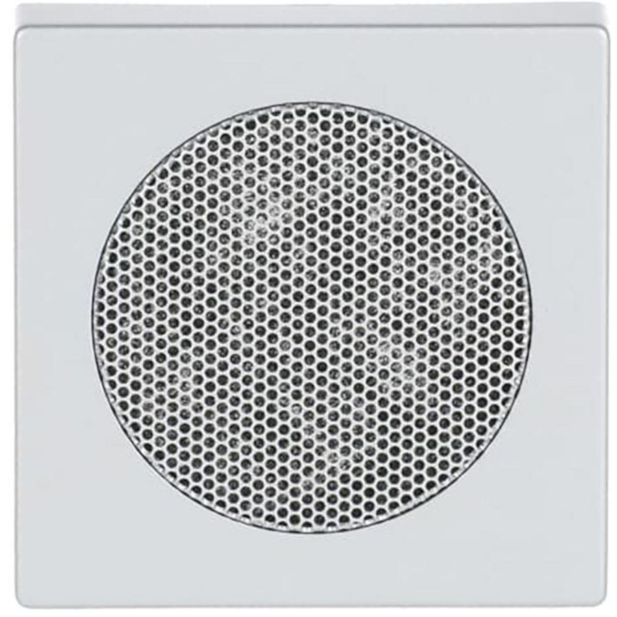 Centraalplaat voor radioluidspreker f-aluzilver (8253-83)