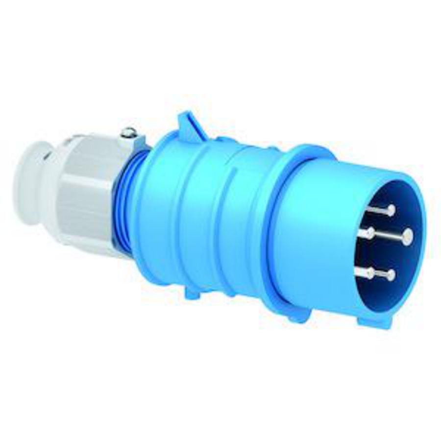 Steker 9h 16A 5P 230V IP44 QC MG Ni