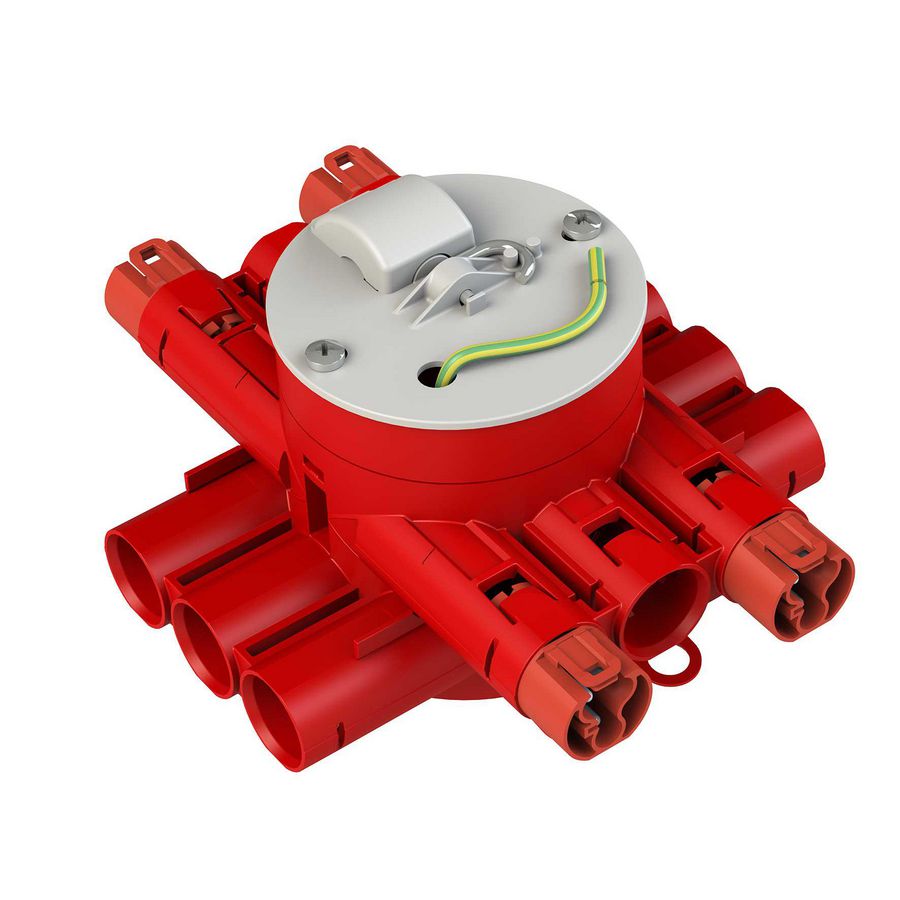 Stekerbare centraaldoos CW75-P4-brandwerend