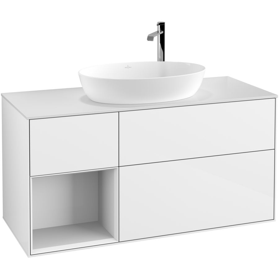 Wastafelonderkast Finion 1200x603x501mm G.White.L G941GFGF
