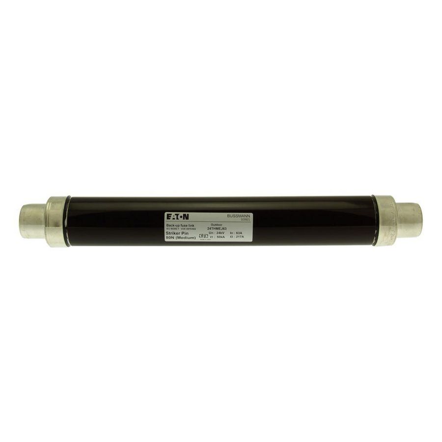 Zekering middenspanning 63A AC 24 kV 2.5" 64x442mm back-up
