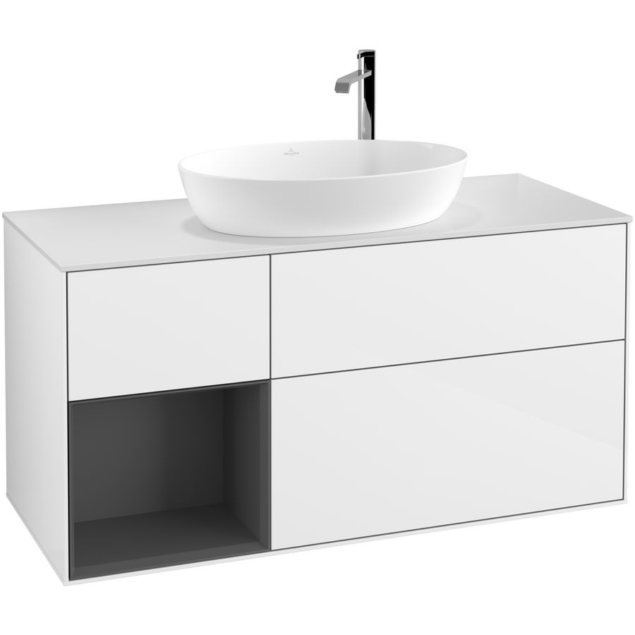 Wastafelonderkast Finion 1200x603x501mm G.White.L G941GKGF