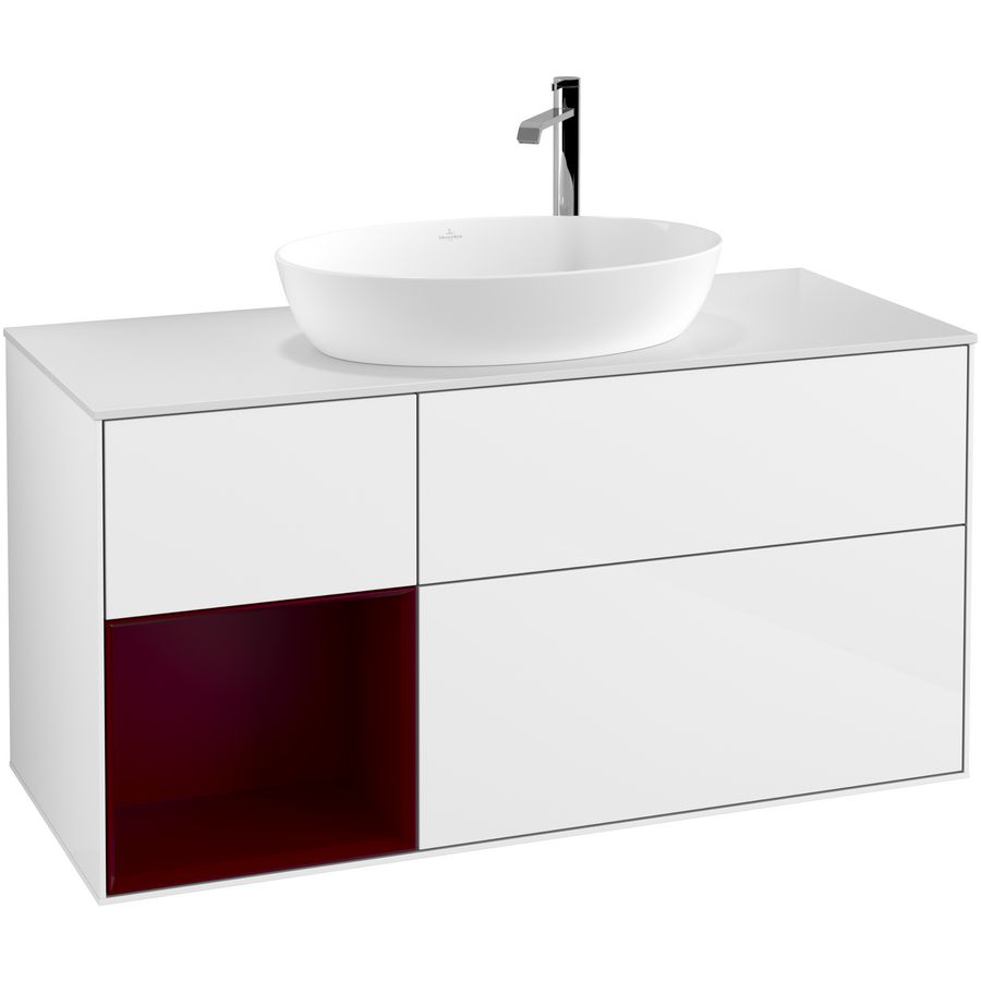 Wastafelonderkast Finion 1200x603x501mm G.White.L G941HBGF