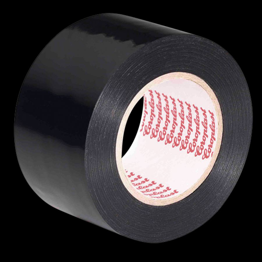 Bandage 1000mm breed L=10m. zwart VVE=6