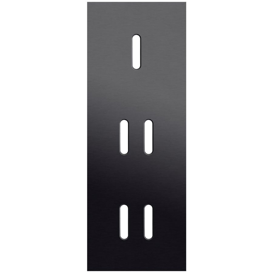 Afdekplaat 3-voud vertic. 71mm centerafst 224-56953