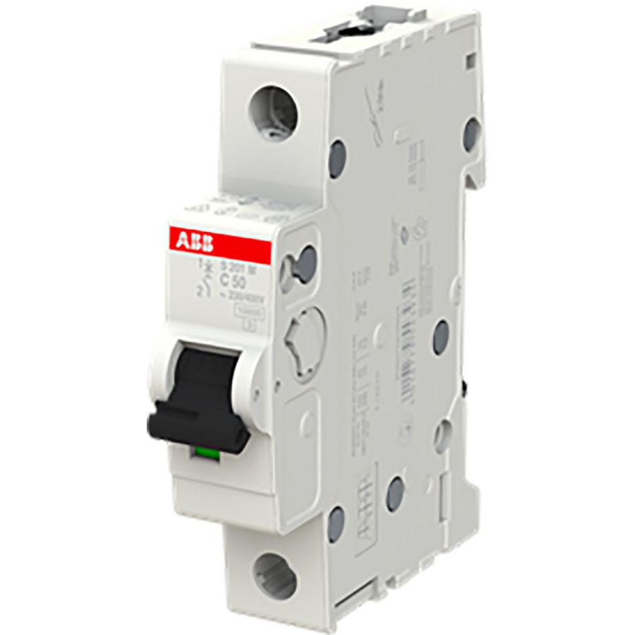 Installatieautomaat 10kA 1-polig C-karakteristiek 50A