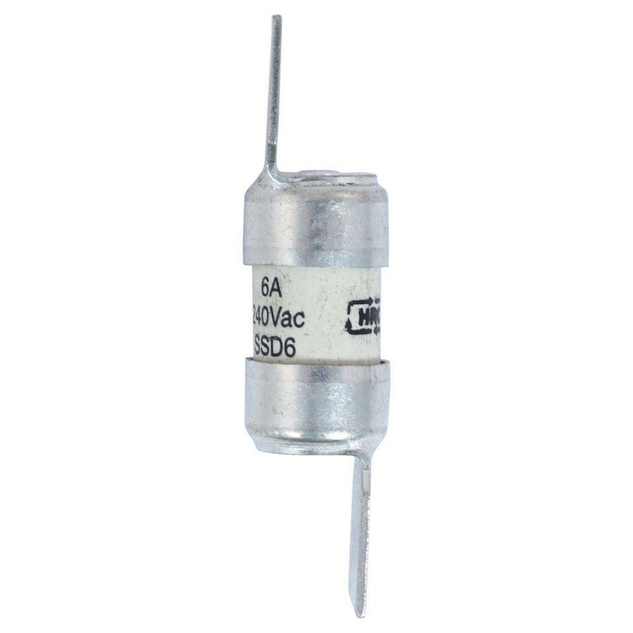 Zekering laagsp. 6A AC 240V BS88/E1 12x47 gL/gG BS VVE=20