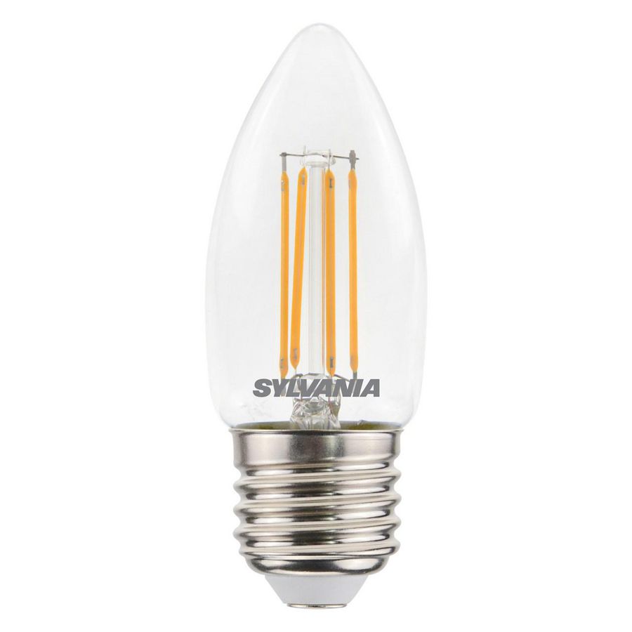 LED-lamp Toledo retro candle CL 470lm 827 E27 VVE=6