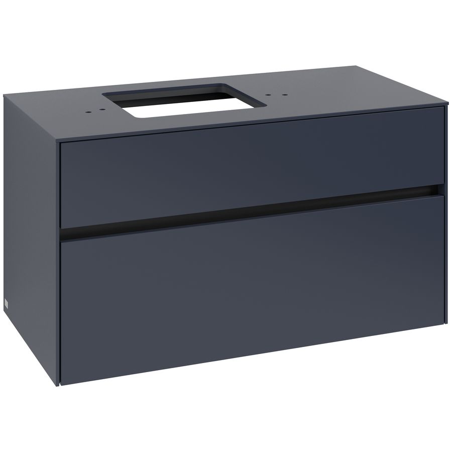 Wastafelonderkast Collaro 1000x548x500mm Marine Blue C12600VQ