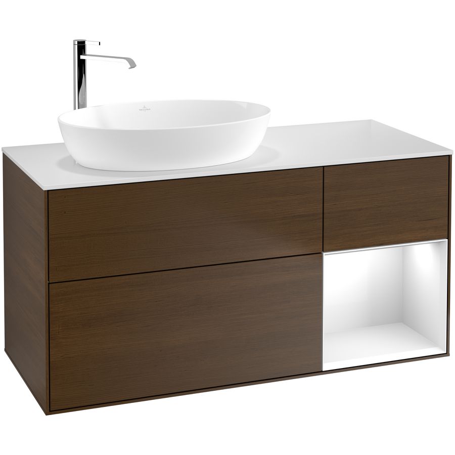 Wastafelonderkast Finion 1200x603x501mm W.Veneer G931GFGN