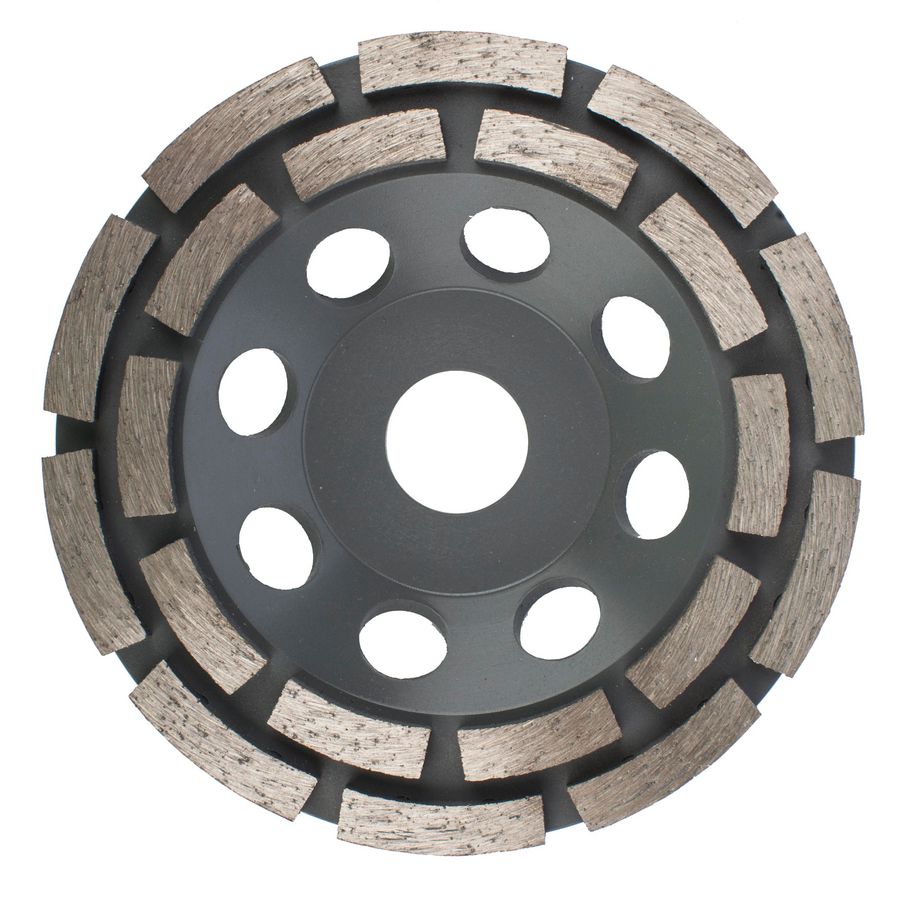 Slijpkop 125mm asgat 22.23mm dubbelrings