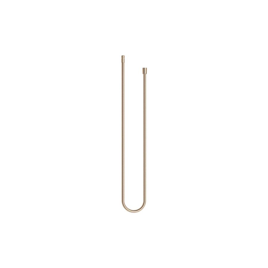Metalen doucheslang 1/2"x3/8"x1750mm Light Gold gebors.