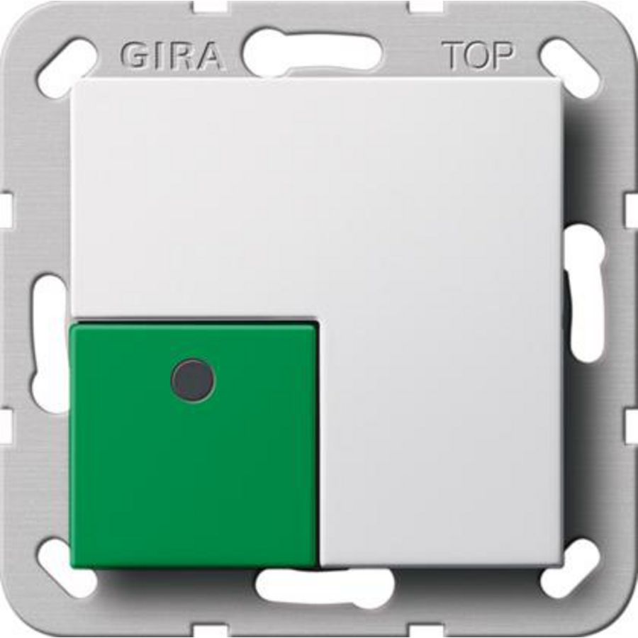 Uitsch.knop System 55 zuiver wit