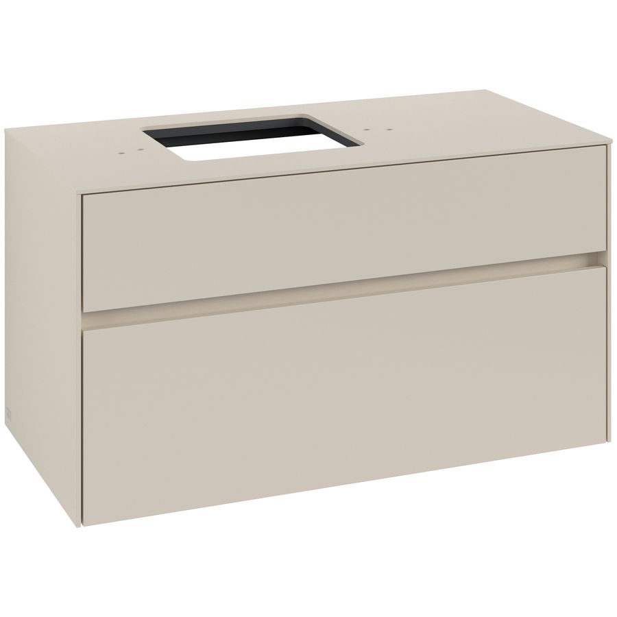 Wastafelonderkast Collaro 1000x548x500mm Cashmere Grey C12600VN