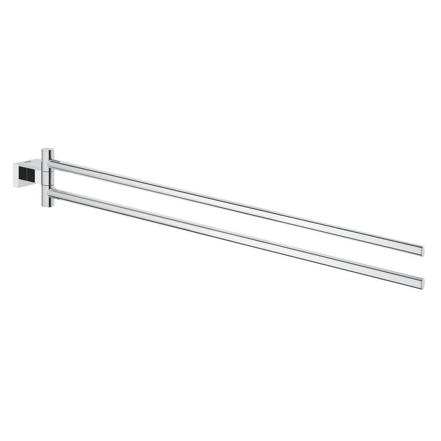 Essentials cube handdoekhouder chroom 2-lids 40624001