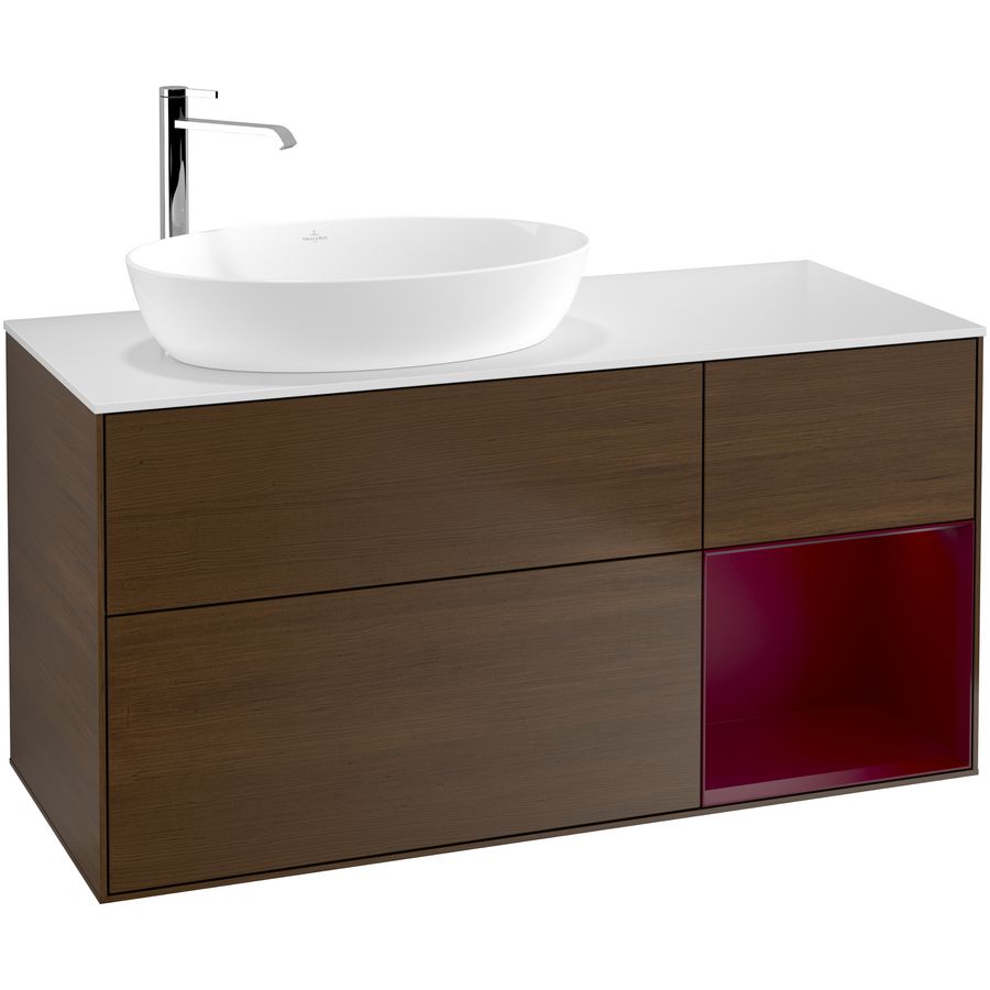 Wastafelonderkast Finion 1200x603x501mm W.Veneer G931HBGN