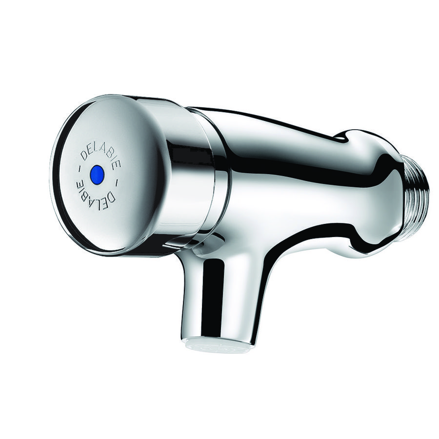 Muurkraan voor wastafel M3/8" zelfsluiting 7 sec 744000