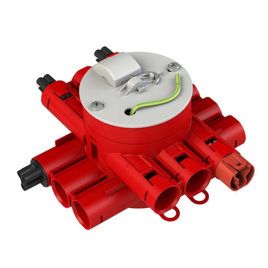 Stekerbare centraaldoos CW75-R3-brandwerend