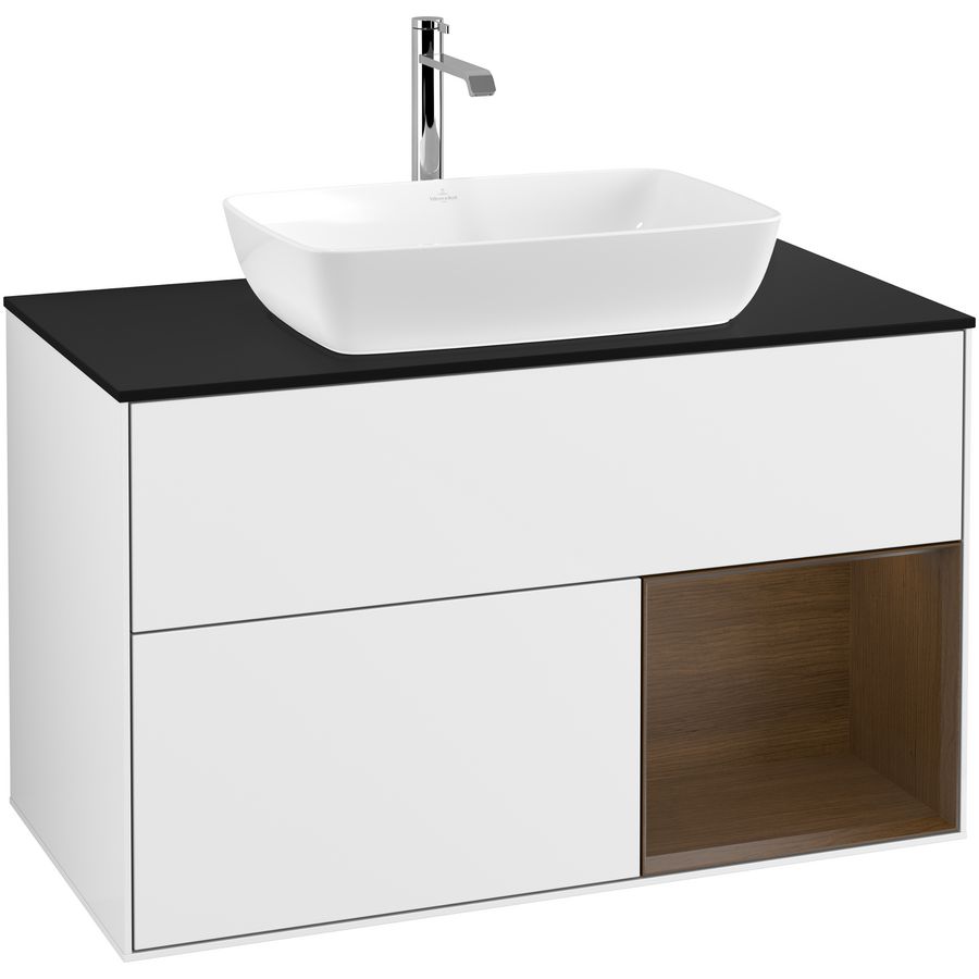 Wastafelonderkast Finion 1000x603x501mm G.White.L F782GNGF