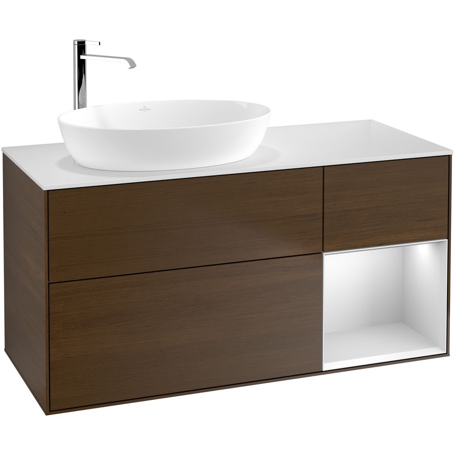 Wastafelonderkast Finion 1200x603x501mm W.Veneer G931MTGN