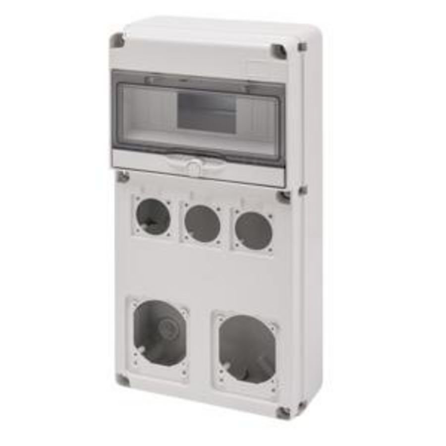 Q-DIN 10 MODULE-3 CONTACTDOZEN MET FLENS 50 X 50mm + 2 FLE