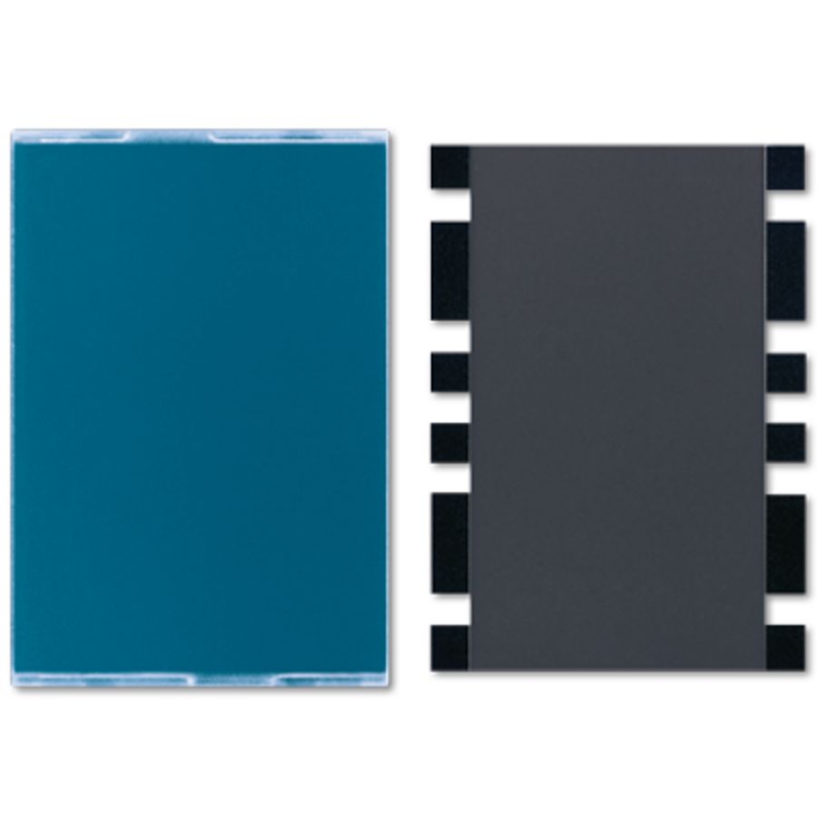 Afdekking A500 antraciet plexigl.m.tekststr.