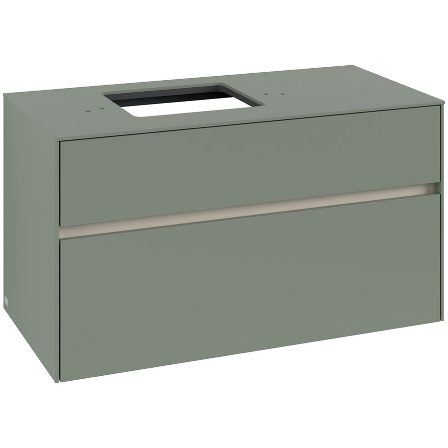 Wastafelonderkast Collaro 1000x548x500mm Soft Green C12600AF