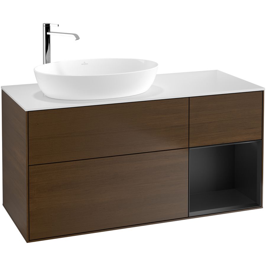 Wastafelonderkast Finion 1200x603x501mm W.Veneer G931PDGN