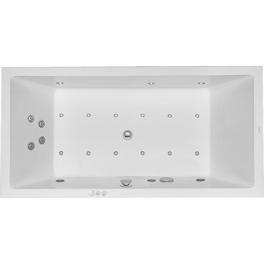 Whirlbad Starck 1800x900mm wit inbouw 2 rugsteunen Combi P