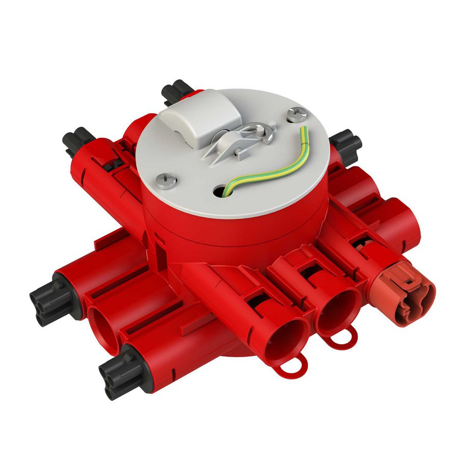 Stekerbare centraaldoos CW75-R5-brandwerend