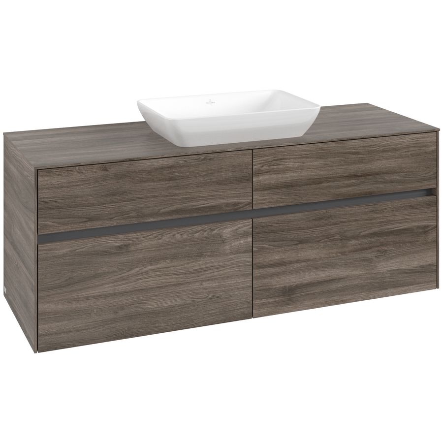 Wastafelonderkast Collaro 1400x548x500mm Sto.Oak C11600RK