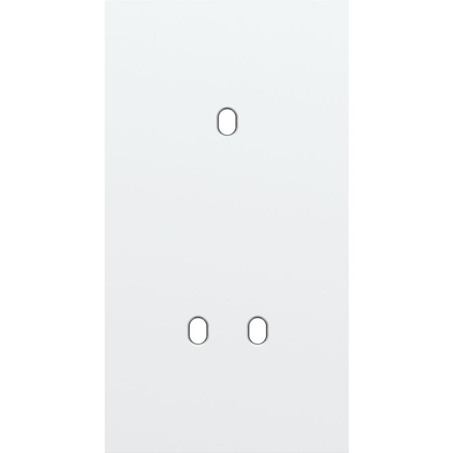 Tweevoudige afdekpl. verticaal 71mm centerafstand een enkelv