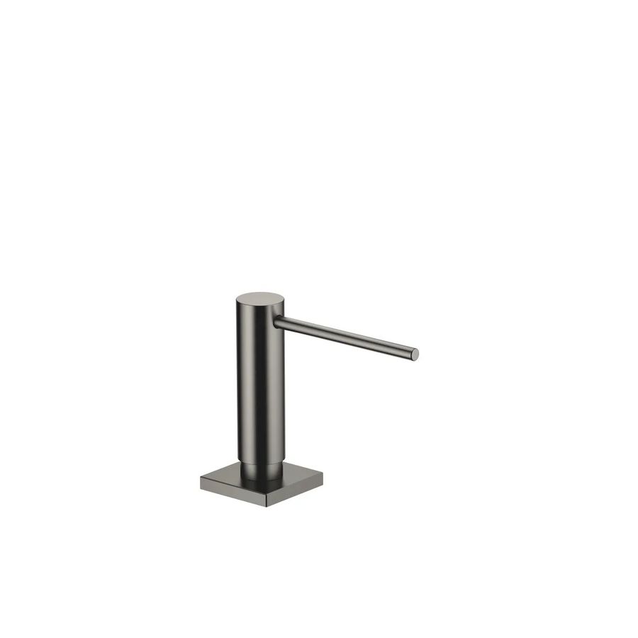Overk. hoek Pompje met rozet Dark Platin