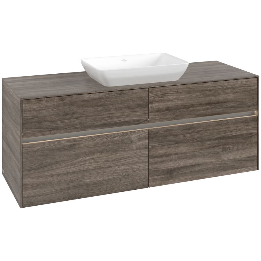 Wastafelonderkast Collaro 1400x548x500mm Sto.Oak C116B0RK