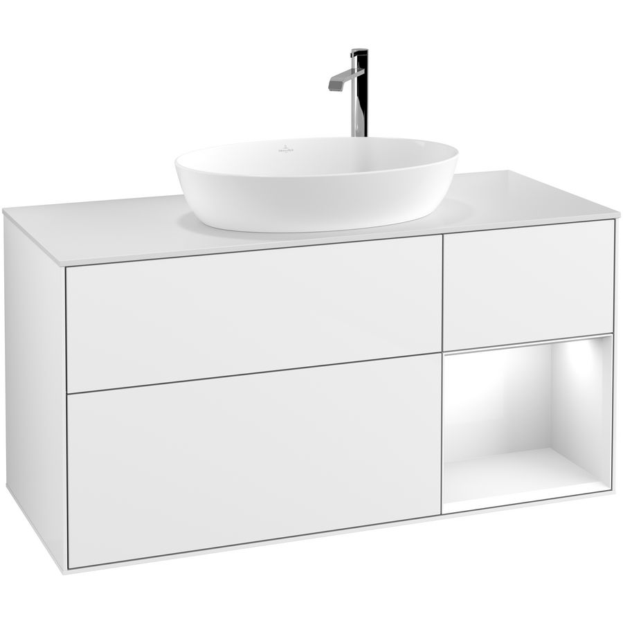 Wastafelonderkast Finion 1200x603x501mm G.White.L G951GFGF