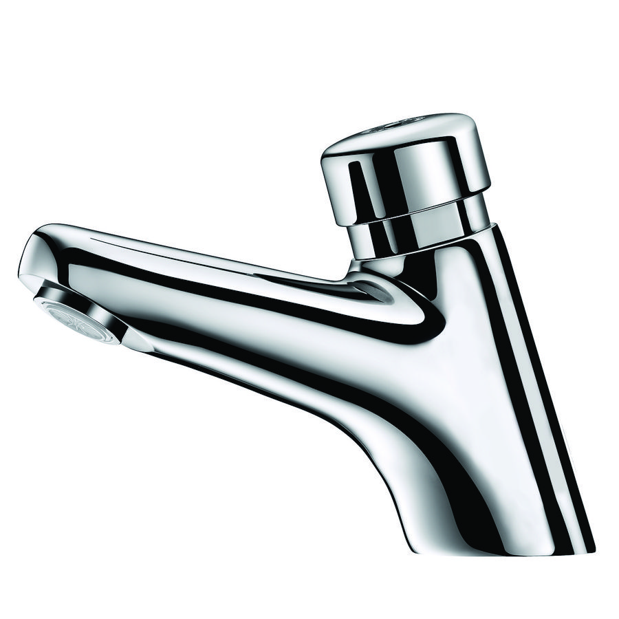 Wastafelkraan zelfsl. -2 spr.115mm 1/2"bu. aansl.