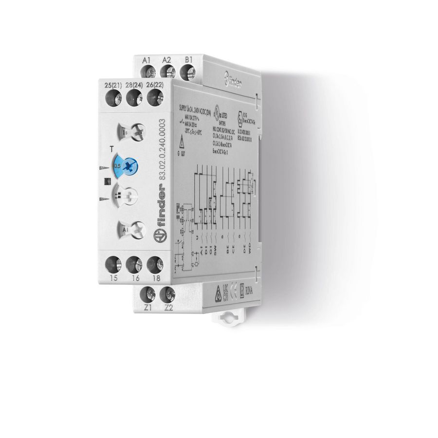 Tijdrelais 2W 12A 24 240VUC 83.02.0.240.0000
