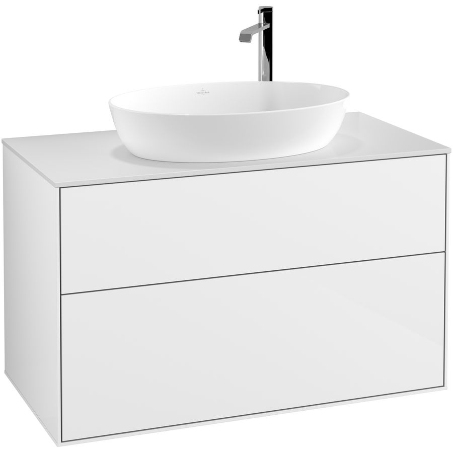 Wastafelonderkast Finion 1000x603x501mm G.White.L F88100GF