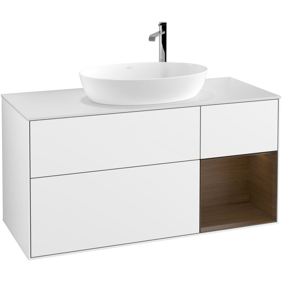 Wastafelonderkast Finion 1200x603x501mm G.White.L G951GNGF