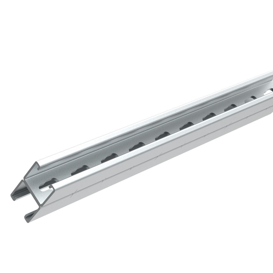 Lengte a 3m. Rail strut D 41x82x2,5 Thvz