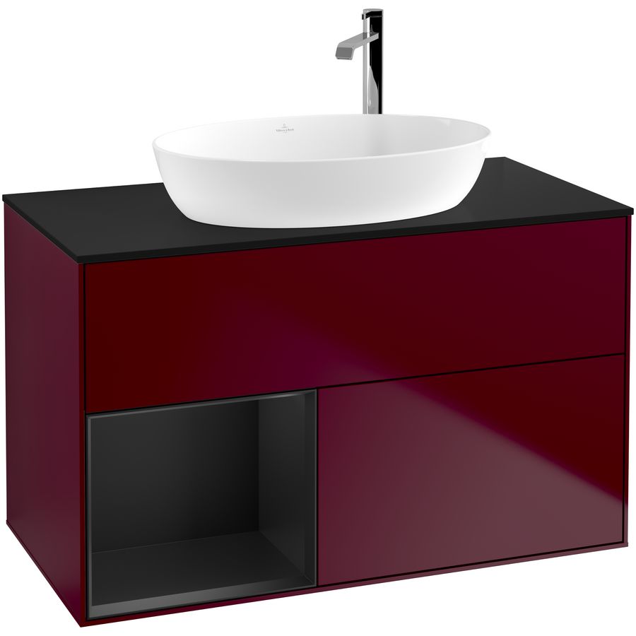 Wastafelonderkast Finion 1000x603x501mm Peony Matt Lacquer G892PDHB