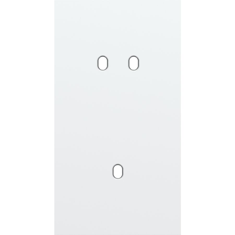 Tweevoudige afdekpl. verticaal 71mm centerafstand een tweevo