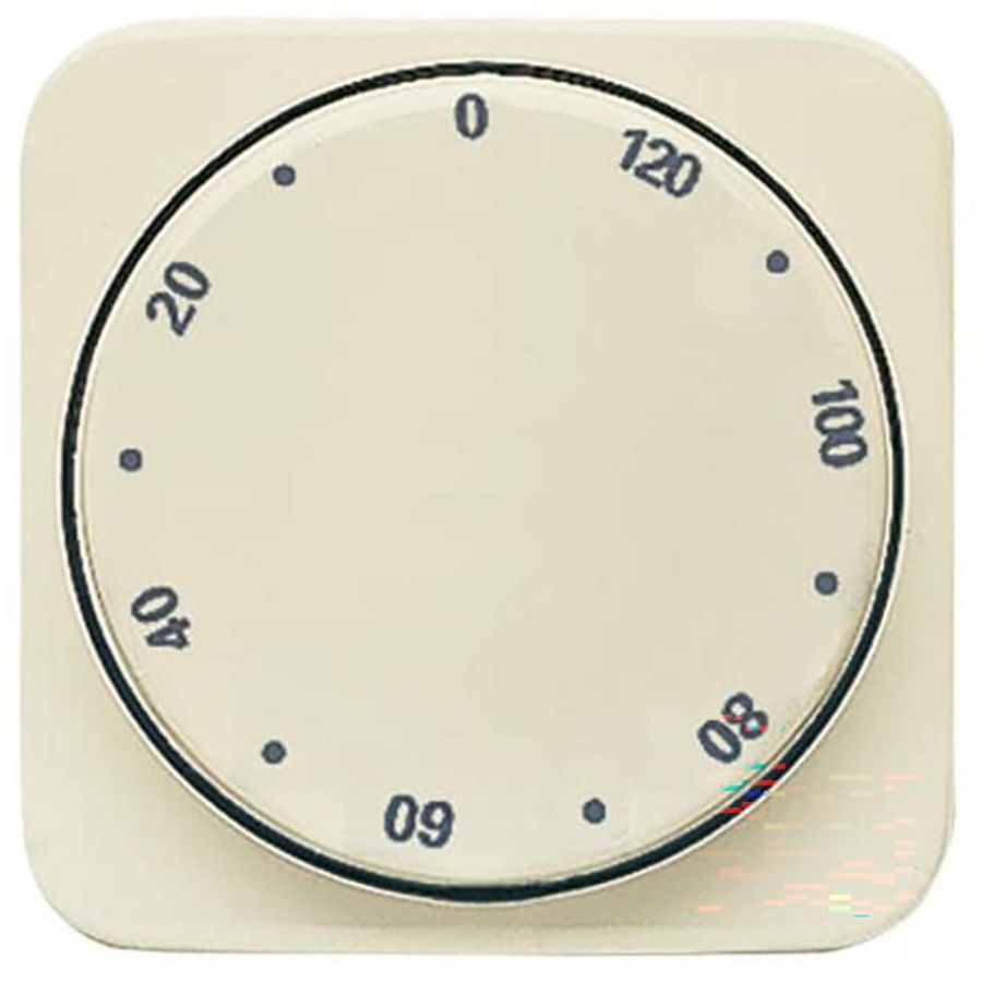 Centraalplaat + knop voor 1071U 120min SI creme (1771-212-102)