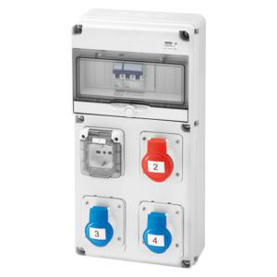 Q-DIN 10 DBO-3 IEC 309-1 CONTACTDOOS IT/DE-IP44